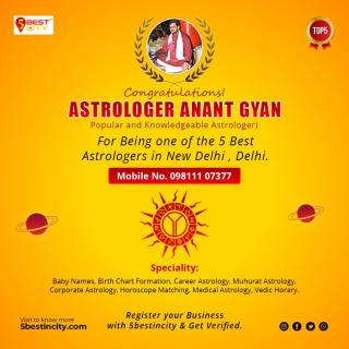 Astrologer Anant Gyan | New Delhi