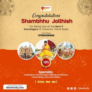 Shambhhu Jotthish | Chennai